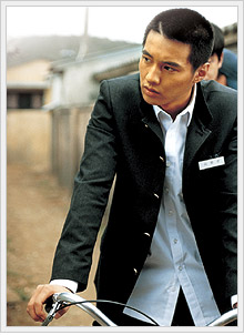 Won Bin để kiểu tóc mới cho phim My Brother