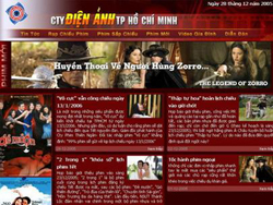 Website của Công ty Điện ảnh TP.HCM
