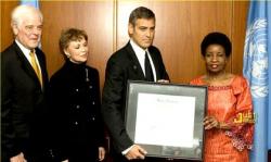 George Clooney nhậm chức đại sứ hòa bình